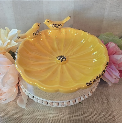 Shabby chic bird bath feeder - chic,
