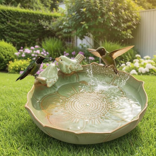 Ceramic bird bath for - ceramic,